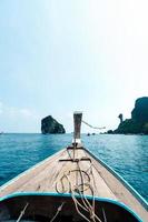 Boat trips on the seas and islands,Travel on a long-tail boat photo