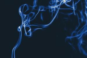 The smoke is colorful. It is abstract. photo