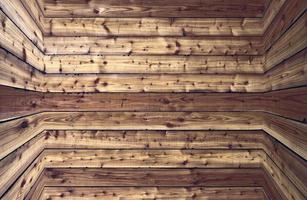 La pared de madera de granero marrón. Patrón de fondo de textura de pared. foto