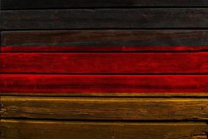 Flag of Germany on wood photo