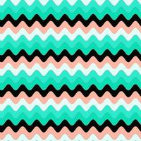 repeating multicolored chevron waves vector seamless pattern