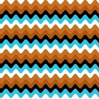 repeating multicolored chevron waves vector seamless pattern