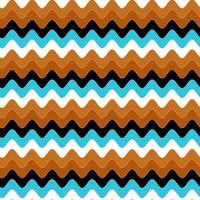 repeating multicolored chevron waves vector seamless pattern