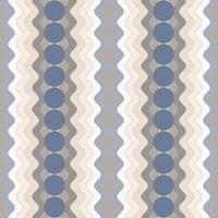 fondo abstracto con ondas y círculos vintage semitono pastel vector patrón sin costuras