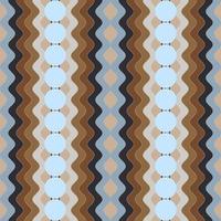 abstract background with waves and circles vintage halftone pastel vector seamless pattern