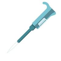 Science Laboratory Equipment, Pipette. vector