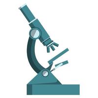 Science Laboratory Equipment, Microscope. vector