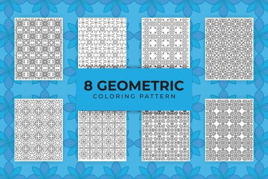 Abstract Coloring pattern vector