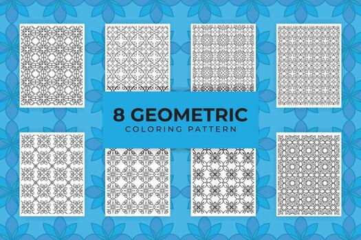 Coloring Digital pattern vector