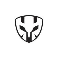 owl shield logo template vector icon symbol illustration design