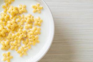 cereales con leche fresca