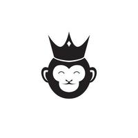 MONKEY KING LOGO VECTOR SYMBOL ICON ILLUSTRATION MODERN DESIGN