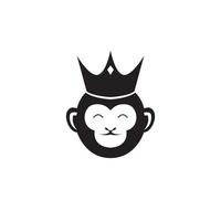 MONKEY KING LOGO VECTOR SYMBOL ICON ILLUSTRATION MODERN DESIGN