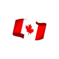 canada national flag vector background icon illustration logo design