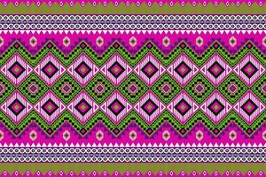 Seamless geometric ethnic asian oriental and tradition pattern design for texture and background. Silk and fabric pattern decoration for carpet, clothing, wrapping and wallpaper vector