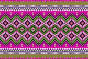 Seamless geometric ethnic asian oriental and tradition pattern design for texture and background. Silk and fabric pattern decoration for carpet, clothing, wrapping and wallpaper vector