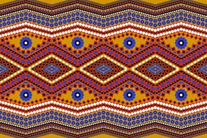 Seamless geometric ethnic asian oriental and tradition pattern design for texture and background. Silk and fabric pattern decoration for carpet, clothing, wrapping and wallpaper vector