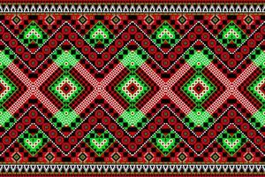 Seamless geometric ethnic asian oriental and tradition pattern design for texture and background. Silk and fabric pattern decoration for carpet, clothing, wrapping and wallpaper vector