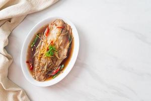 Steamed Fish with Soy Sauce photo