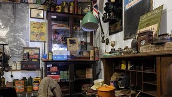 Bourton-on-the-Water, Gloucestershire, UK, 2017. Old Shop in the Motor Museum photo