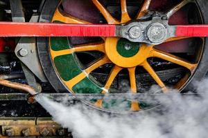 Sheffield Park, West Sussex, UK, 2004. Steam Train Wheel Bluebell Railway photo