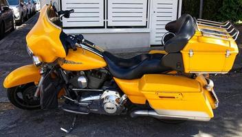 Bologna, Italy, April 18, 2022, Motorcycle Harley Davidson 103