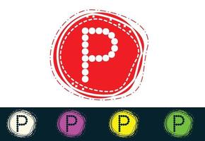 P letter new logo and icon design vector