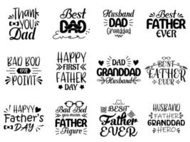 fathers day quotes vector