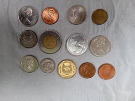 monedas con fotos de varios paises