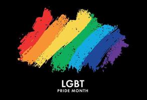 Flag Pride Rainbow Lgbt Lesbian. LGBT concept. Vector illustration.