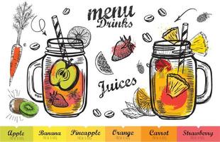 Summer Drink Stickers Collection 2420632 Vector Art at Vecteezy