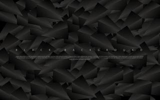 Triangle shape black background vector