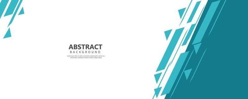 Abstract geometric blue background vector