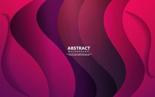 Abstract wave shape violet color background vector
