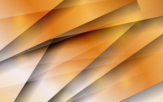 Abstract gold overlap layer background vector