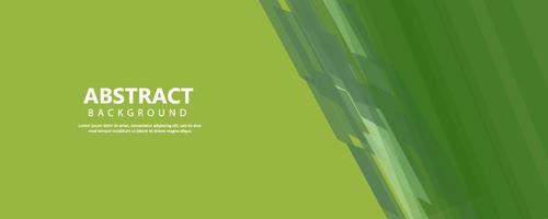 Minimal green background banner vector