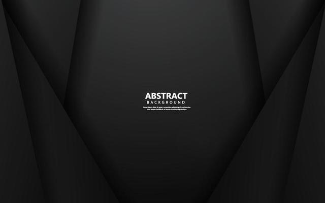 Abstract dark black background vector