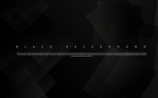 Abstract geometric black background vector