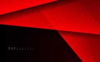 Abstract dynamic shape red color background vector