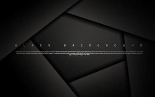 Abstract dynamic shape black background vector