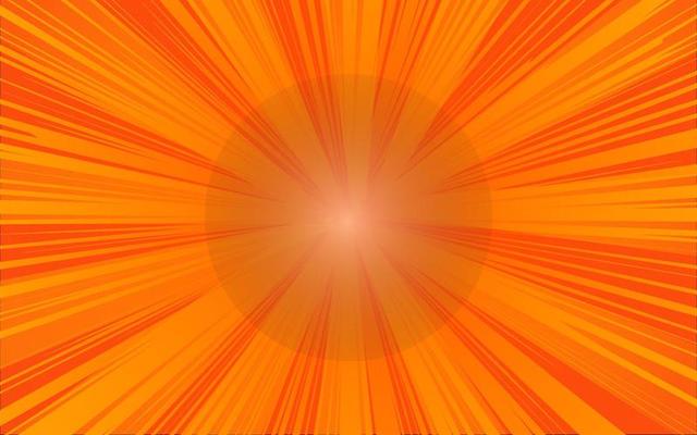 Orange comic background vector