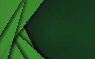 Abstract green ovelap layer background vector