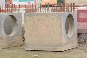 Precast concrete manholes photo