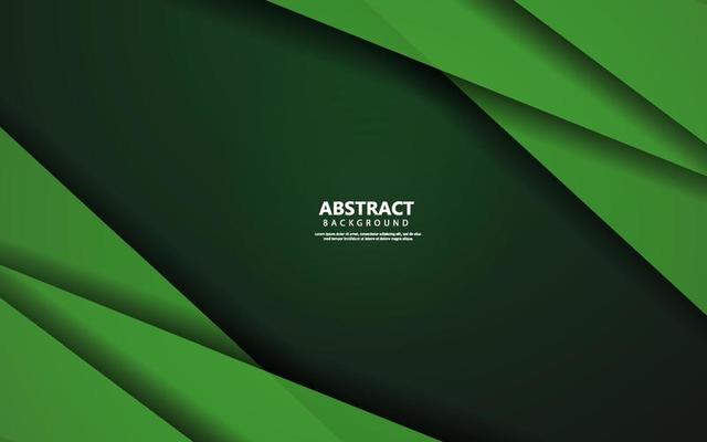 Abstract green ovelap layer background vector