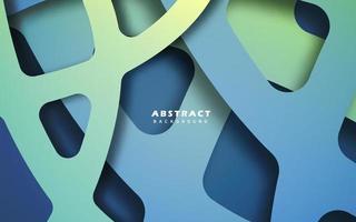 Realistia abstract papercut shapesbackground vector