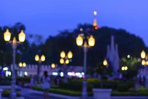 Colorful bokeh lights photo