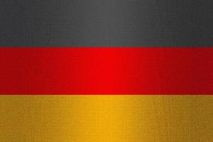 Flag of Germany on stone