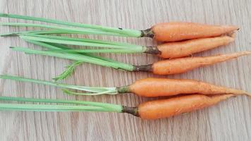 The baby carrot on the chopping block. photo