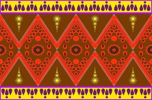 Native-style Geometric Pattern Designs are used to Destroy Fabrics, Backgrounds, and Accessories. vector