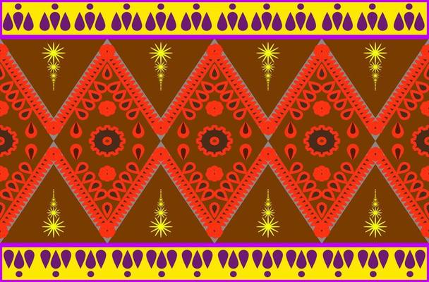 Native-style Geometric Pattern Designs are used to Destroy Fabrics, Backgrounds, and Accessories.